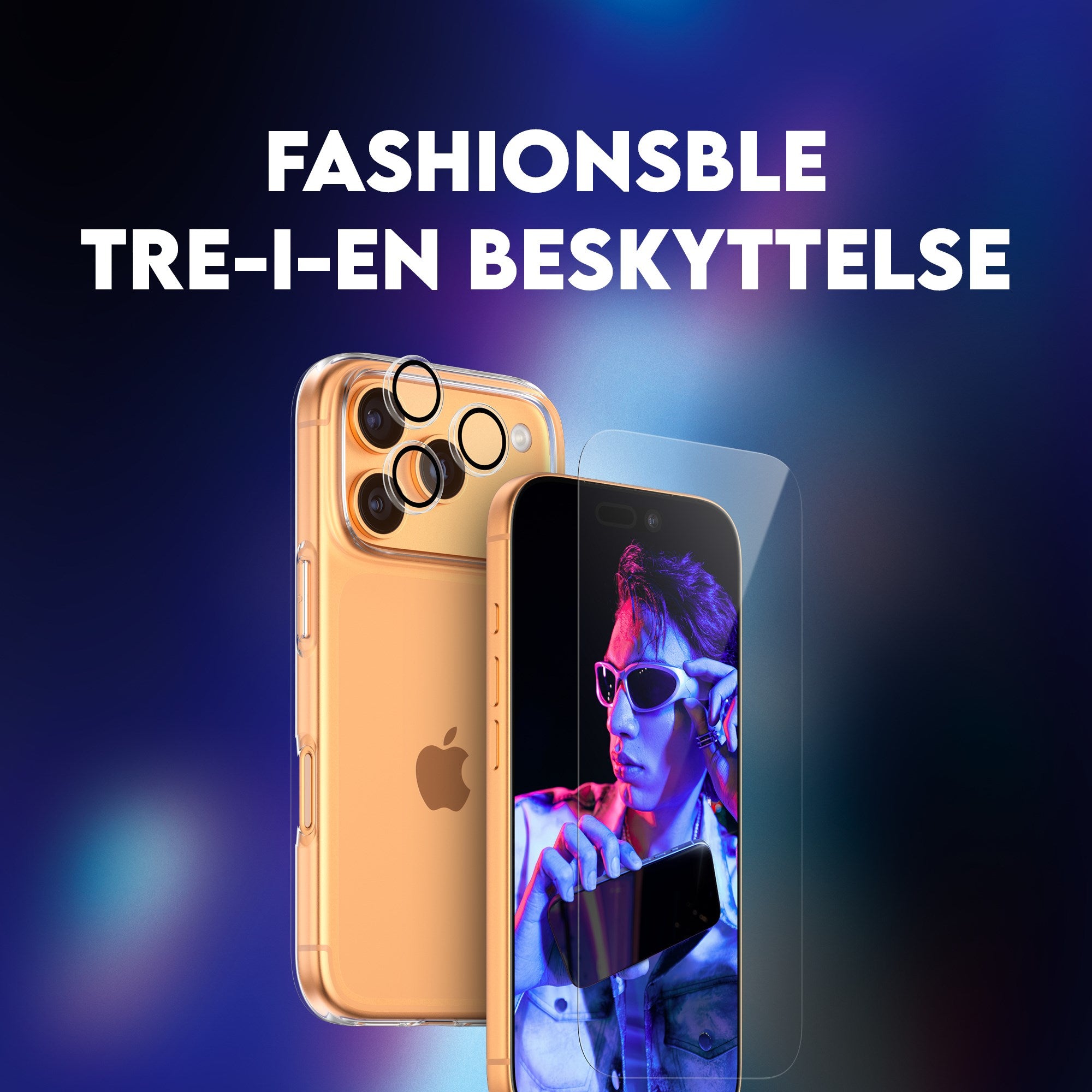 SAFE. | CARE™ by PanzerGlass® 3-in-1 Combo Pakke iPhone 17 Pro